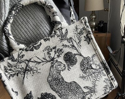Small Jacquard Boxy Tote Handbag - A New Day™ : Target