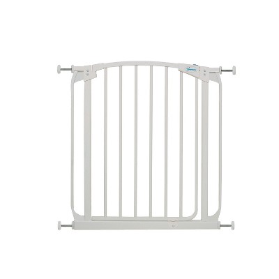 Dreambaby F160W Chelsea 28 to 32 Inch Auto-Close Baby & Pet Wall to Wall Safety Gate with Stay Open Feature for Doors, Stairs, and Hallways, White