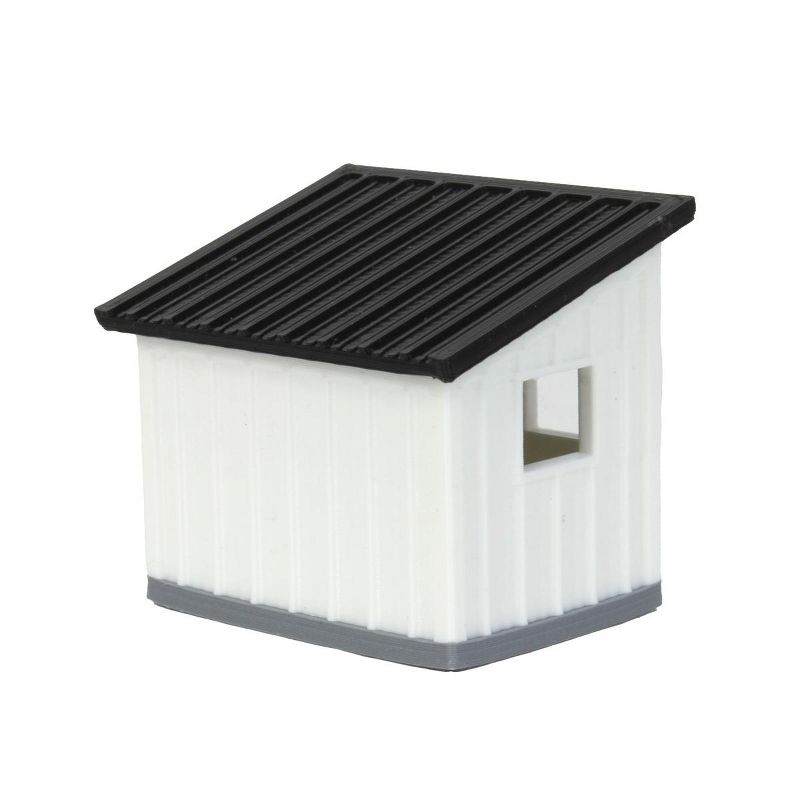 1/64 Black/White Chicken Coop Shed, 3D Printed Farm Model RW-46, 3 of 6