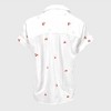 BeachLunchLounge Women's Darby Gauze Embroidered Red Cherry | White - 4 of 4