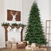 Tangkula 7.5/6 FT Artificial Christmas Tree, Hinged Xmas Spruce Tree with 1019/721 Branch Tips Unlit Seasonal Celebration Tree - 3 of 4