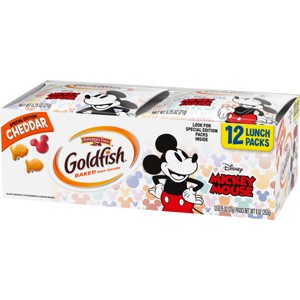 Pepperidge Farm Goldfish Mickey Mouse Cheddar - 9oz/12ct - 1 of 4