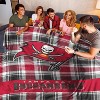 NFL Tampa Bay Buccaneers Plaid Oversized Ultra Cozy Throw Blanket - 2 of 2