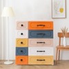 YIYIBYUS Cabinet with Drawer Small Narrow Organizer Cabinet, PP Floor Corner Cabinet - 2 of 4