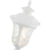 Livex Lighting Oxford 3 - Light Post Light in  Textured White - 4 of 4