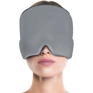 Maison Products Headache Relief Form Fitting Gel Ice Cap for Migraine, Hot Cold Therapy Migraine Ice Head Wrap, Puffy Eyes, Tension, Sinus, Stress Relief - 1 of 2