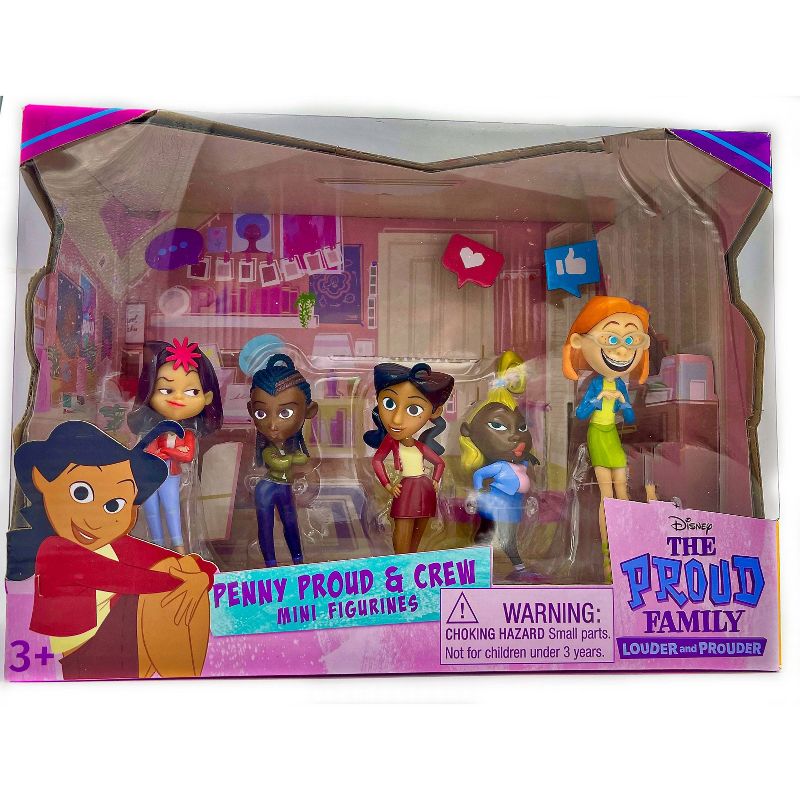 The Proud Family Louder and Prouder Penny Proud &#38; Crew Mini Figurines Pack, 2 of 5