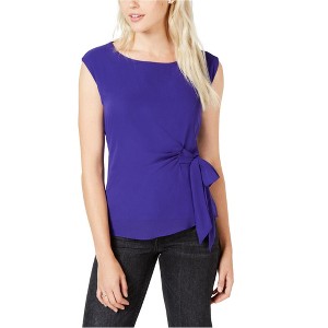 maison Jules Womens Tie Front Pullover Blouse - 1 of 1