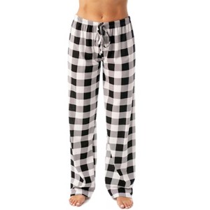 Just Love Womens Buffalo Plaid Knit Jersey Pajama Pants Buffalo Check - 1 of 1