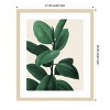 Amanti Art Jeweled Ficus I by Grace Popp Wood Framed Wall Art Print - 4 of 4