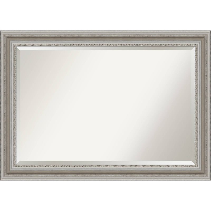 Parlor Framed Bathroom Vanity Wall Mirror White - Amanti Art, 1 of 9