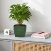 Wooakway 15" Dia Outdoor Indoor Ceramic Planter Pot Decorative Planter with Drainage Hole Patio Flower Pot - 4 of 4