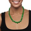 Ross-Simons 7-14mm Jade Graduated Bead Necklace With 14kt Yellow Gold - 2 of 4