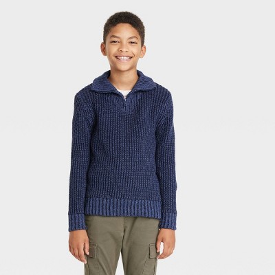 Boys' Quarter Zip Sweater - Cat & Jack™