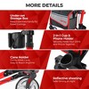 Metro Mobility Lightweight Rollator Walkers with 8 Inch Big Wheels,Foldable Rolling Walker with Seat,Drive Walkers for Seniors - 4 of 4