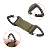 Unique Bargains Belt Keeper Key Clip Hanging Buckle Keychain with Double Side Triangle Clip for Outdoor Camping Hiking - 4 of 4