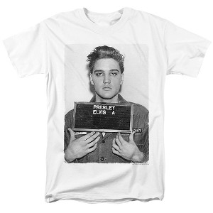 Men's Elvis Presley Army Mug Shot T-Shirt - 1 of 4