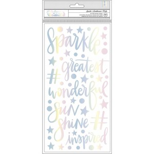 Thickers Shimelle Sparkle City Phrases & Icons Stickers - Sparkle, 101pcs - 1 of 2