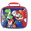 Super Mario Lunch Box Soft Kit Dual Compartment Insulated Cooler Characters