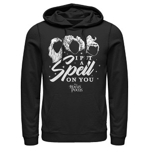 Men's Disney Hocus Pocus Put Spell on You Silhouette Pull Over Hoodie - 1 of 3