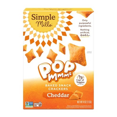 Simple Mills Cheddar Pop Mmms - 4oz