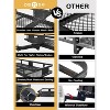 60" x 20" x 6" Hitch Mount Cargo Carrier, 500 Lbs Heavy Duty Folding  Hitch Cargo Basket with 15 Cubic Feet Waterproof Cargo Bag(59" x 20" x 22") - 3 of 4
