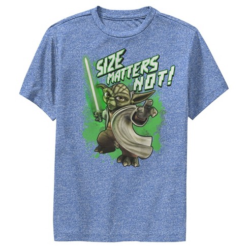 Boy's Star Wars: The Clone Wars Yoda Size Matters Not Performance Tee ...