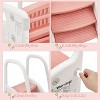Safe 3-Step Toddler Stool for Kids ¨C Sturdy Plastic Standing Tower with Handrails and Non-Slip Pads ¨C Perfect for Bathroom, Kitchen Counter - 4 of 4