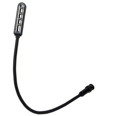 Monoprice Light for BNC Port - 16 Inch | Flexible, 4-LED lamp plugs, 10.6" (270mm) gooseneck - Stage Right Series