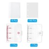 Unique Bargains PVC Transparent Durable Minimalist Binder - 3 of 4