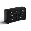Okak Double Row 6/7/8-Drawer Dresser,Modern Chest of Drawers with Large Storage Space,Matte Finish Storage Cabinet for Living Room,Entryway - 2 of 4