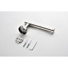 Ridstar 3-Pieces Bathroom Hardware Accessories Set with Towel Bar, Toilet Paper Holder & Bathrobe Towel Hooks-Silver - 3 of 4