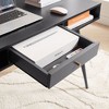 Grungis Office Desk with Drawers and Power Outlet,Small Desk with USB Ports,Computer Desk for Home Office,Company - 4 of 4