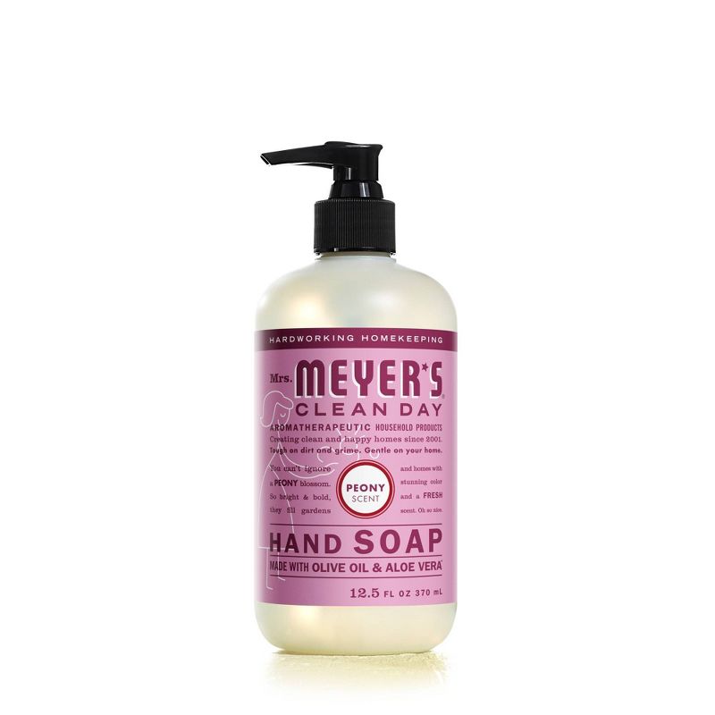 Mrs. Meyer&#39;s Clean Day Peony Scented Liquid Hand Soap - 12.5 fl oz, 1 of 15