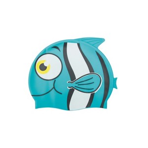 Bestway: Hydro-Pro Swim Lil' Buddy Swim Cap, Blue - 1 of 2