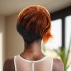 Unique Bargains Women's Small Wave Curly Short Hair Wig High Temperature Fiber 4in Brown Black 1 Pc - 3 of 4