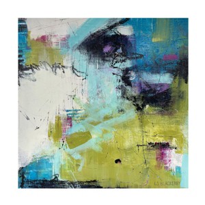 Canvas Wall Art - Linda S. Blackerby 'Moonrise' Wall Art for Living Room, Bedroom, or Office Décor by Trademark Fine Art - 24 x 24 Inches - 1 of 4
