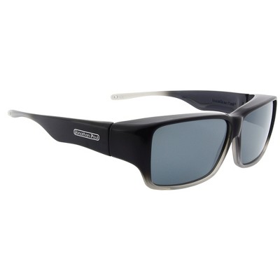Jonathan Paul Fitovers Oogee Large LG Unisex Designer Fitover Sunglasses Wear Over Rx/Presciption Eyeglasses, Polarized Polarvue Gray