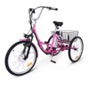 Folding Frame Electric Tricycle - Electric Trike for Adults, 7 Speeds Folding Electric Tricycle, Extra Large Basket, 330 Loading Capacity - 2 of 4