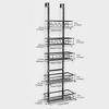 Over The Door Pantry Organizer, Pantry Door Organizer Shelves, Metal Hanging Spice Rack, Multi-Tier Over The Door Organizer For Kitchen Bathroom - 2 of 4