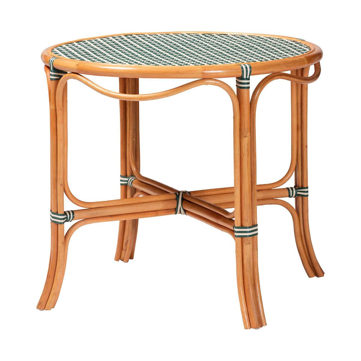 bali & pari Mattie Natural Rattan Round Bistro Dining Table Accent Table Natural - thumbnail 8