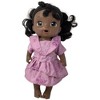 Doll Clothes Superstore Sequined Mauve Dress Fits 14 Inch Baby Alive And Little Baby Dolls - 3 of 4