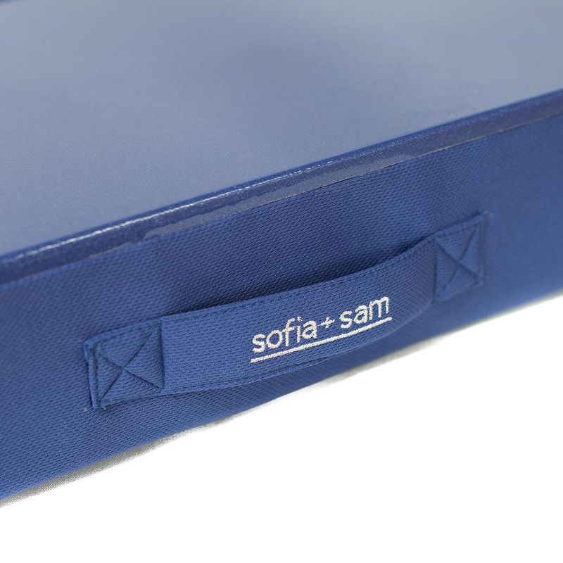 Sofia + Sam All Purpose Lap Desk Bed Table with Memory Foam - Blue, 3 of 6