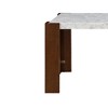 Acme Furniture Hettie Dining Table Engineering Stone/Brown Finish - 4 of 4