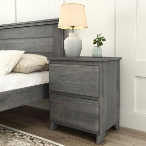 Plank+Beam Modern Farmhouse 2 Drawer Dresser Solid Wood - 1 of 4
