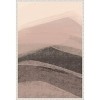 Amanti Art 23"x33" Abstract Mountains by Nilesh Kulkarni Framed Canvas Wall Art Print - 4 of 4