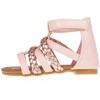 bebe Toddler Girls' Sandals - Open Toe Flat Sandals Comfy Summer Flats for Toddler and Little Kids - 3 of 4