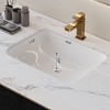 35.4" Modern Bathroom Vanity with Sink, Free-Standing/Wall-Mounted Bathroom Storage Cabinet with 4 Soft-Close Drawers - 4 of 4