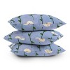 Reves et Histoires Cute Little Flowers Square Throw Pillow Blue - Deny Designs - 4 of 4