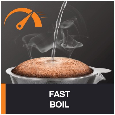 Krups 1.5L Black Cool Touch Stainless Steel Electric Kettle